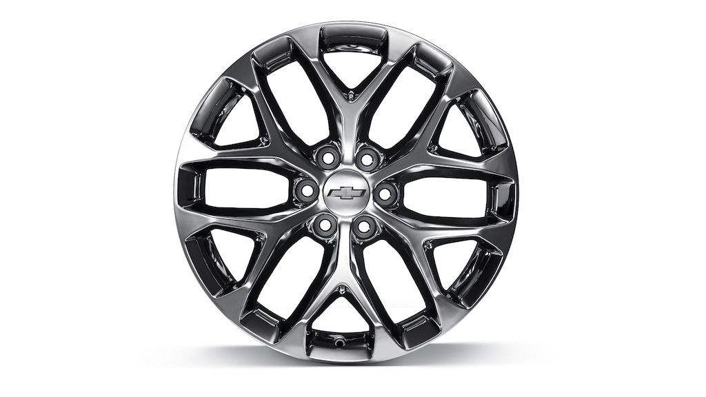 Rin en aluminio de 22 pulgadas cromado de 6 brazos para Chevrolet Silverado Turbo 2025, camioneta de trabajo