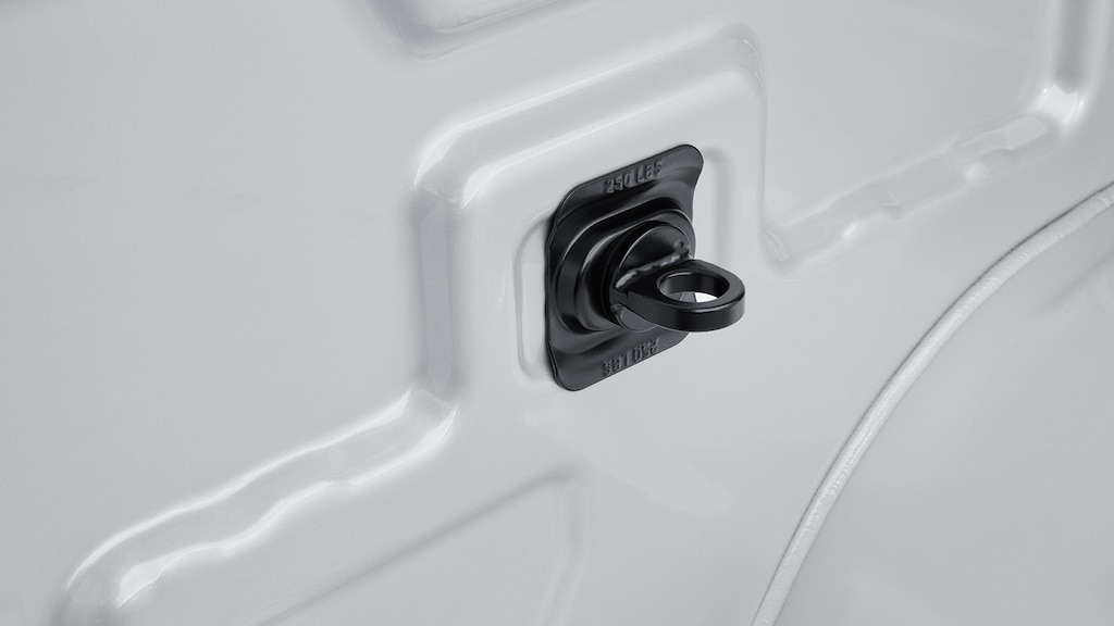 Anillos de amarre negros, accesorio para la caja de Chevrolet Silverado 2025, camioneta de trabajo